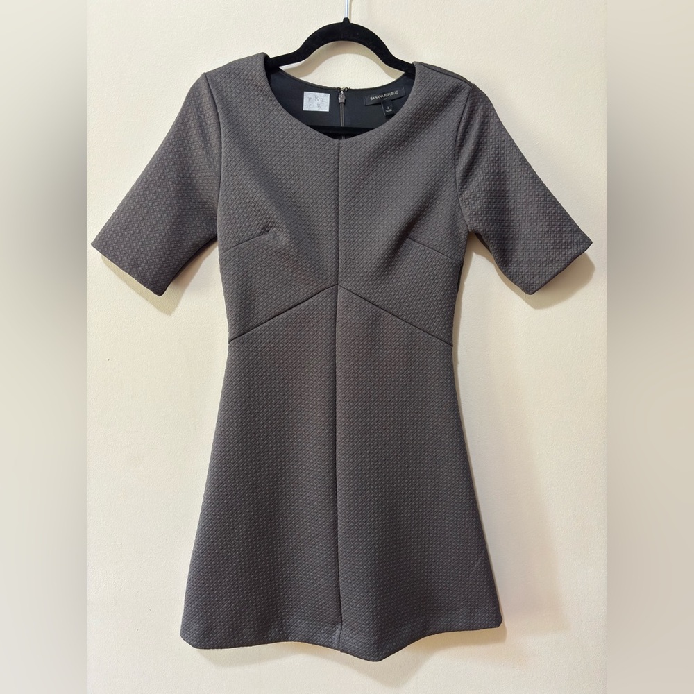 Banana Republic Charcoal Mini Dress
